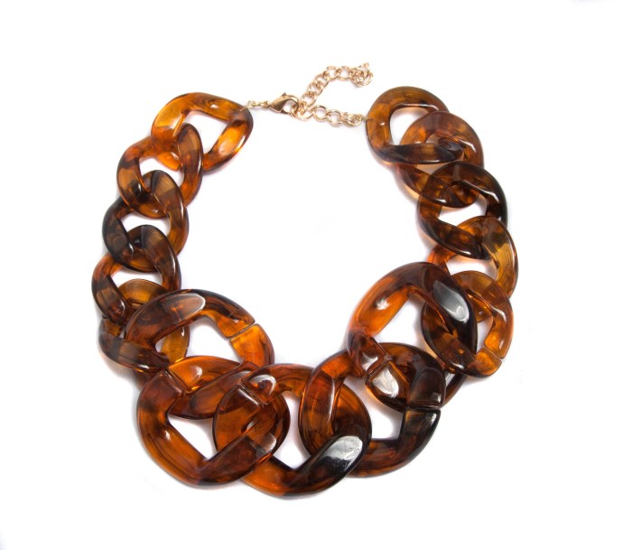 Tortoise Link Necklace