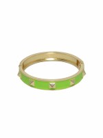 What a Stud Bangle - Lime